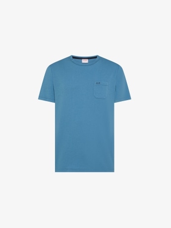Sun68 tshirt avio uomo mini logo sul petto