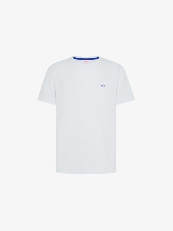Sun68 tshirt bianca uomo mini logo