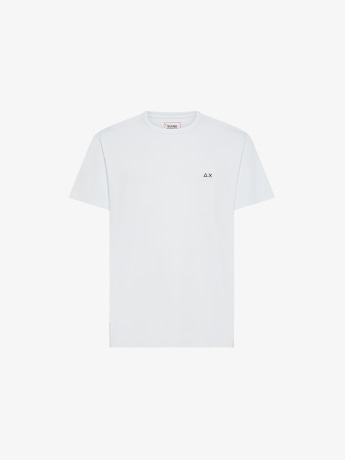 Sun68 tshirt bianca uomo logo sul fondo