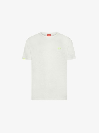 Sun68 tshirt bianca uomo mini logo