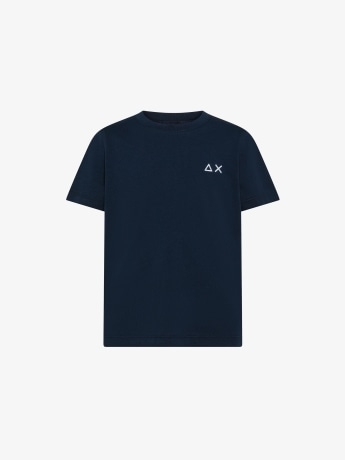 Sun68 tshirt blu navy bambino logo sul petto