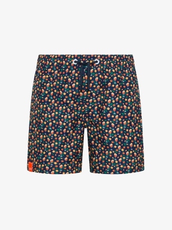 Sun68 costume blu navy bambino stampa all over
