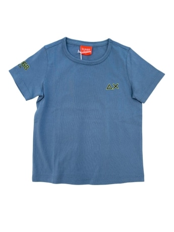 Sun68 tshirt avio bambino logo fluo
