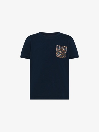 Sun68 tshirt blu navy bambino logo sul petto