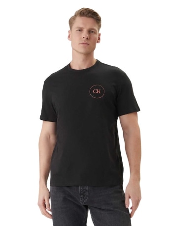 Calvin Klein tsghirt nera uomo maxi logo