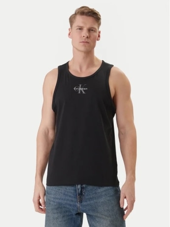 Calvin Klein canotta nera uomo con logo