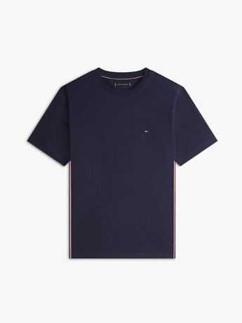 Tommy Hilfiger tshirt blu navy uomo mini logo