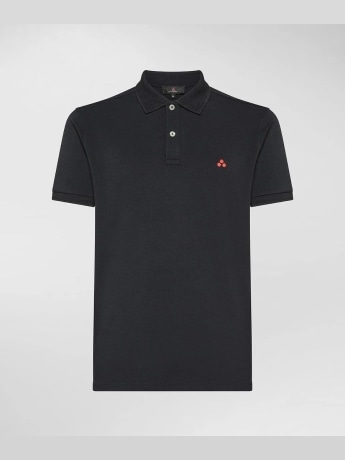 Peuterey polo blu navy uomo mini logo
