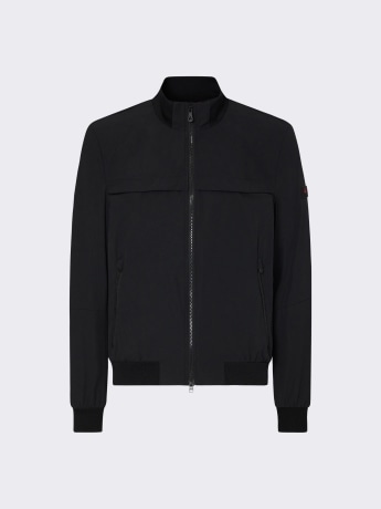 Peuterey giubbotto nero bambino mini logo