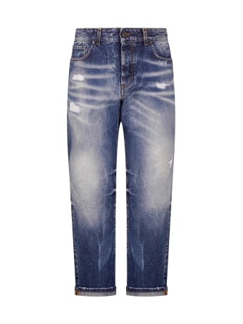 Patriot pantalone in denim uomo con logo