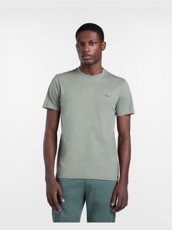 Harmont&blaine tshirt grigia uomo mini logo
