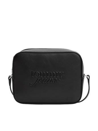 Tommy Jeans borsa nera donna logo lettering