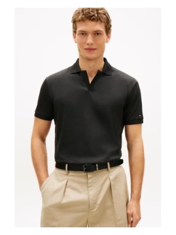 Tommy Hilfiger polo nera uomo mini logo