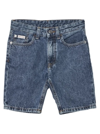 Calvin Klein shorts in denim bambino logo sul retro