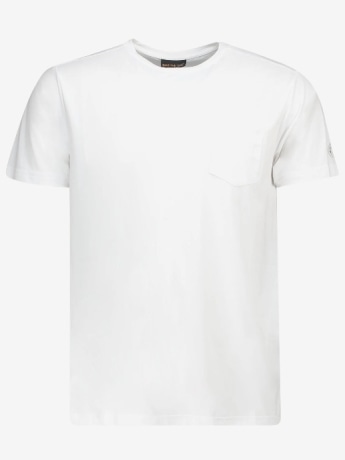 Save The Duck tshirt bianca uomo mini logo