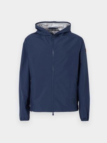 Save The Duck giubbotto blu navy uomo mini logo