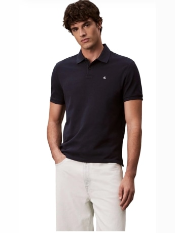 Calvin Klein polo blu navy uomo mini logo