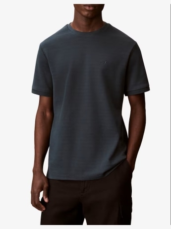 Calvin Klein tshirt grigio scuro uomo mini logo
