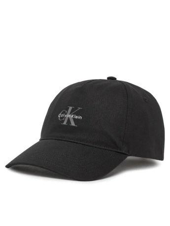 Calvin Klein cappello nero uomo logo sul davanti
