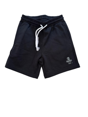 Refrigiwear shorts nero bambino mini logo