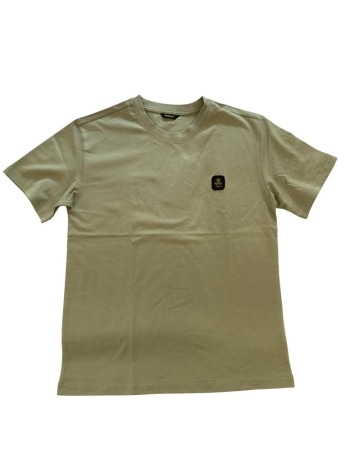 Refrigiwear tshirt verde militare bambino mini logo