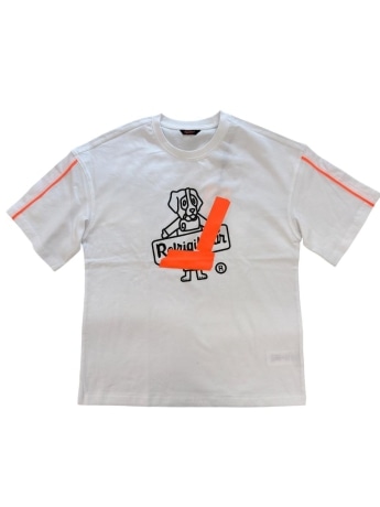 Refrigiwear tshirt bianca bambino maxi logo