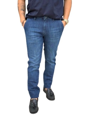 Kaufmann pantalone in denim uomo