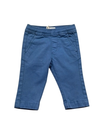 Trussardi pantalone blu bambino mini logo