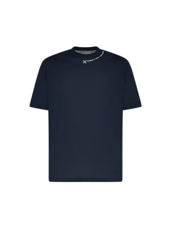 Richmond tshirt blu navy uomo mini logo