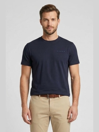 Richmond tshirt blu navy uomo mini logo