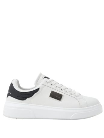 Richmond scarpe bianche uomo logo sul lato