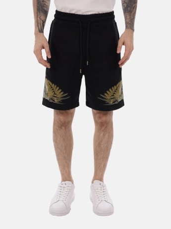 Marcelo Burlon shorts nero bambino maxi logo