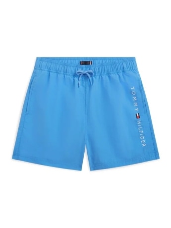 Tommy Hilfiger costume celeste bambino logo lettering