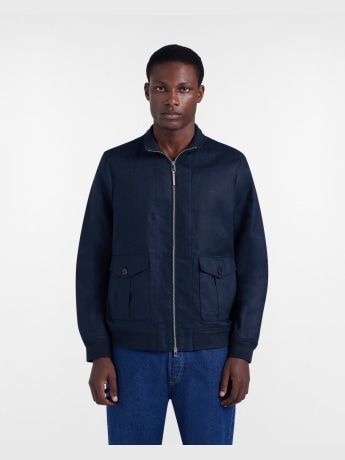 Harmont&blaine giubbotto blu navy uomo mini logo