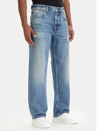 Calvin Klein pantalone in denim uomo logo sul retro