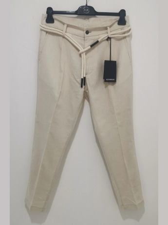 G2firenze pantalone beige uomo mini logo