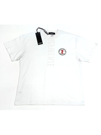 G2firenze tshirt bianca uomo maxi logo