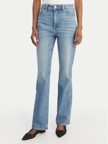 Calvin Klein pantalone in denim donna logo sul retro