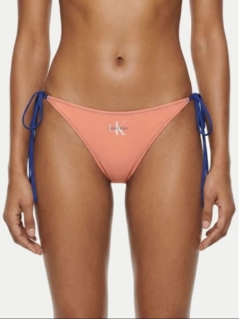 Calvin Klein costume rosa donna logo sul davanti