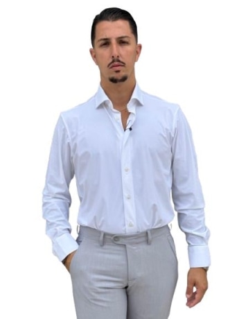 Kaufmann camicia bianca uomo