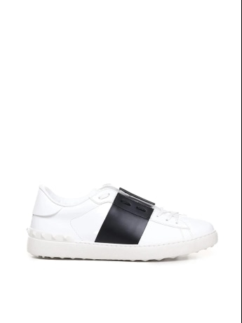 Valentino scarpe bianche uomo maxi logo