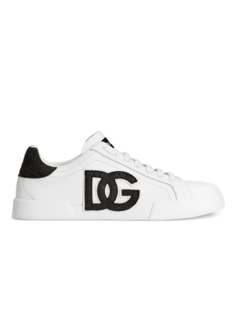 Dolce & Gabbana scarpe bianche uomo maxi logo