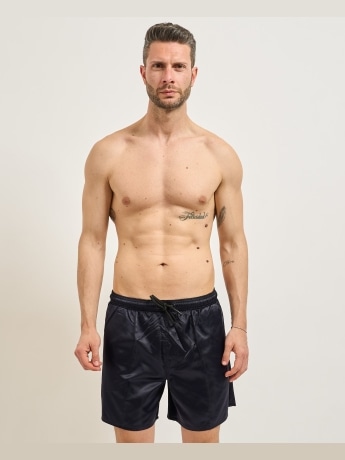 Richmond costume blu navy uomo logo sul lato