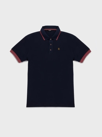 Refrigiwear polo blu navy mini logo