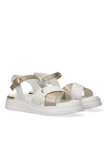 Tommy Hilfiger sandali gold bambina con logo