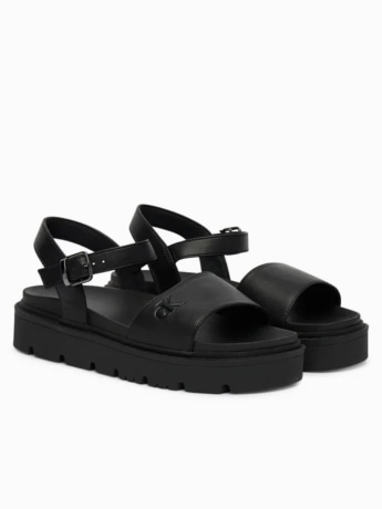 Calvin Klein scarpe nere bambina mini logo