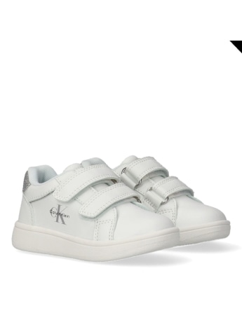 Calvin Klein scarpe bianche bambina con glitter
