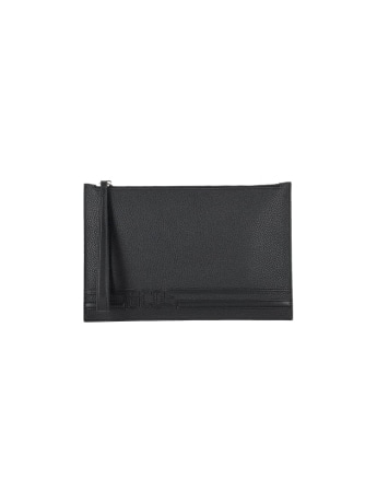 Gcds pochette nera donna mini logo