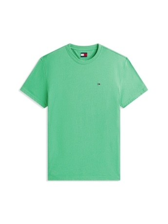 Tommy Jeans tshirt verde uomo mini logo