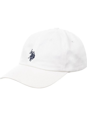 U.s. Polo cappello bianco uomo mini logo